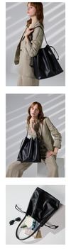 MIADAMA Bucket Bag aus Leder Schwarz 138166086 [P]