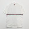 THOM BROWNE Kurzarm-T-Shirt mit Streifen in Weiß (MJS221A J0058 100) 123479219 [P]