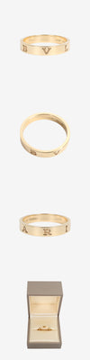 BULGARI ビゼロワンリング 59サイズ イエローゴールド 18K 360373 162955321 [P]