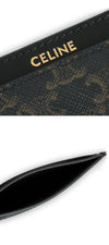 Celine Triofe Logo Canvas Cardholder (Black) 10B702BQ4 38NO 105402246 [P]