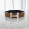 Hermes Reversible Belt with H Buckle Black Gold 32mm 90 92910564 [P]
