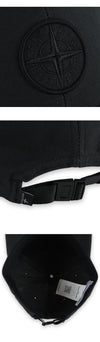 Stone Island Stone Men's Embroidered Logo Baseball Cap (Black) 811599661 A0029 114392153 [P]