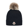 MONCLER Logo-Patch Pompon-Mütze 161873251 [P]
