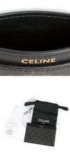 Celine Triomphe Logo Canvas Card Holder (Black) 10B702BQ4 38NO 105402188 [P]