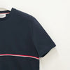 THOM BROWNE T-Shirt mit Streifen in Navy (415) 123479235 [P]