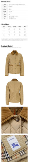 BURBERRY Diamant-Quilted-Jacke Beige 8107511 159638602 [P]