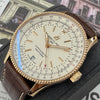 BREITLING Navitimer 41 Rotgold 18K Vollset Lederuhr 155422549 [P]