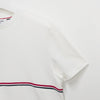 THOM BROWNE Kurzarm-T-Shirt mit Streifen in Weiß (MJS221A J0058 100) 123479219 [P]