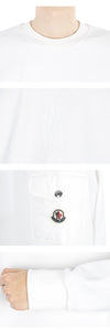 Moncler Men Pocket Patch Sweatshirt (Ivory) 8G00035 89AHE 032 105397952 [P]