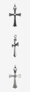 Chrome Hearts Cross Veil Pendant Large Silver 9TWWCDRO 162847243 [P]