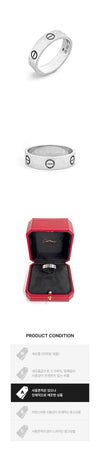CARTIER Love Ring Klassisch Weißgold 62 162955387 [P]