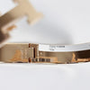 Hermes Click H Blanc Bangle Bracelet Cream Rose Gold H700001FO85PM 67089306 [P]
