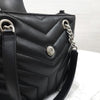 SAINT LAURENT ルル スモール チェーンバッグ ブラック シルバー 520537 10437 163155873 [P]