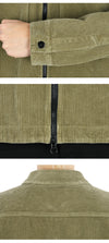 Stone Island 24 F/W Stone Men's Wappen Patch Corduroy Overshirt Zip Jacket (Beige) 811511604 V0094 105397801 [P]