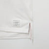 THOM BROWNE Kurzarm-T-Shirt mit Streifen in Weiß (MJS221A J0058 100) 123479219 [P]