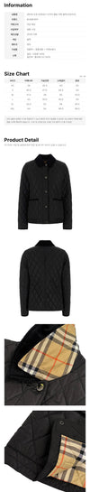 BURBERRY Diamantsteppjacke Schwarz 8107510 159638603 [P]