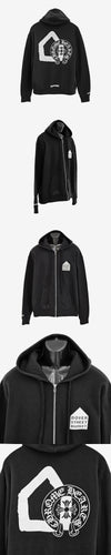 Chrome Hearts Collaboration Hoodie Zip Black 162849821 [P]