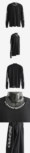 Chrome Hearts Neck Script Logo Long Sleeve L Black PLRVFAPD 162850262 [P]