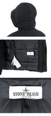 STONE ISLAND Stein Kinder Wappen Patch Kapuzen Daunenjacke (Schwarz) 811640434 V0029 14A 115620983 [P]