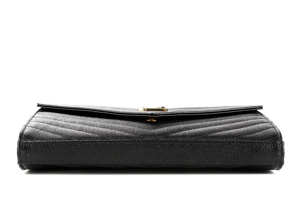 Saint Laurent 24FW Monogram Crossbody Bag with Gold Hardware