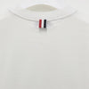 THOM BROWNE Kurzarm-T-Shirt mit Streifen in Weiß (MJS221A J0058 100) 123479219 [P]