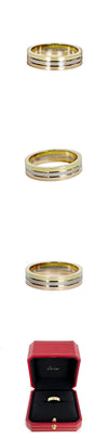 CARTIER Ehering in Gelbgold/Weißgold/Rotgold 55 mm 4.8 mm 162955388 [P]