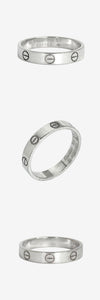 CARTIER ラブリング ホワイトゴールド スモール 17号 162955393 [P]