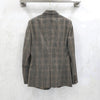 GUCCI Braun kariertes Logo-Patch Jacket 46 4154 163158673 [P]