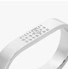 Maison Margiela Double Ring with Engraved Numbering Logo 161319470 [P]