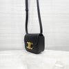 Celine Mini Clutch Crossbody Triomphe Black 10I513DPV 9484 163156548 [P]