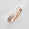 HERMES H Blanc Armreif Damenarmband Maron Glacé Roségold H700001FO19PM 48876048 [P]