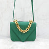 Bottega Veneta Envelope Bold Chain Mount Shoulder Bag Green 5208 163156212 [P]