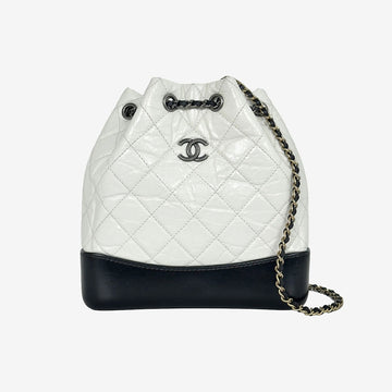 CHANEL Gabriel Rucksack klein Weiß 24er M4CGK5JP 162888316 [P]