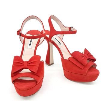 MIU MIU スウェードサンダル 122679