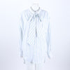 Balenciaga Stripe Long Sleeve Shirt 122632 [P]