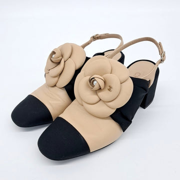 CHANEL シャネル カメリア スリングバック 121423