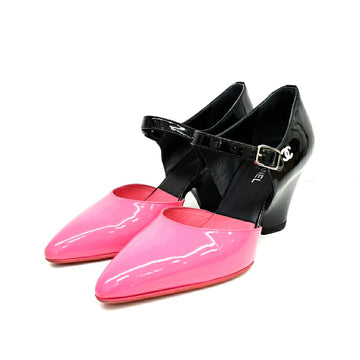 CHANEL Bicolor Lacklederschuhe 121267