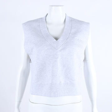 Miu Miu Cropped Cotton Vest 120313