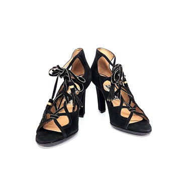 Ferragamo Suede Lace-Up Shoes 120973 [P]
