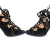 Ferragamo Suede Lace-Up Shoes 120973 [P]
