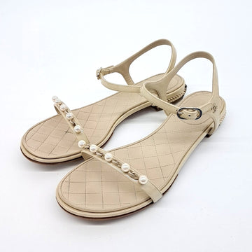 CHANEL Pattensandalen 120838