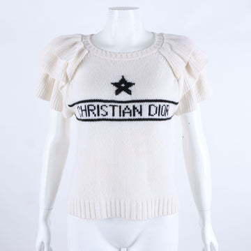CHRISTIAN DIOR Cashmere Kurzarmpullover 119007