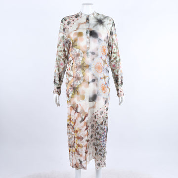 CHRISTIAN DIOR Durchsichtige Baumwollkleid 120645