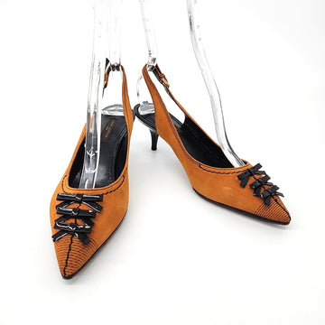 LOUIS VUITTON Slingback aus Wildleder 117560