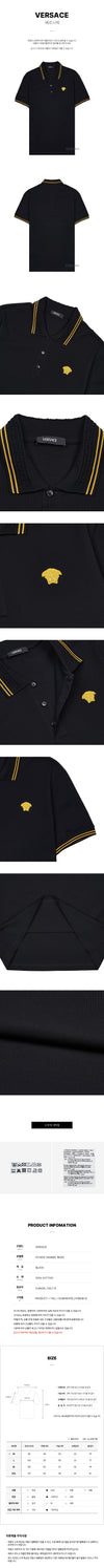 VERSACE Herren Poloshirt mit Patch-Logo 127068455 [P]