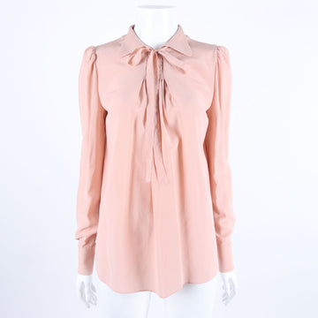VALENTINO Seidenbluse mit langen Ärmeln 118571
