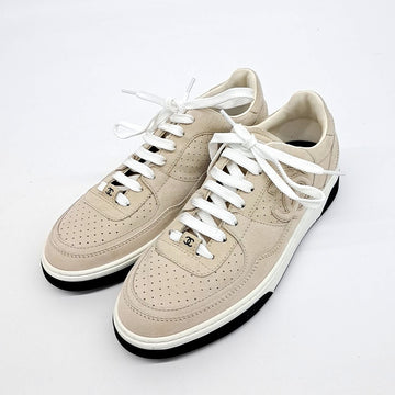 CHANEL Suede Force Logo Sneaker 119069
