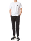 Stone Island Basic Round T-Shirt with Logo Patch/101524113 A0001 124511348 [P]