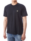 STONE ISLAND Basic T-Shirt mit Logo-Patch 124511346 [P]