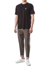STONE ISLAND ロゴパッチベーシック半袖Tシャツ 124511345 [P]